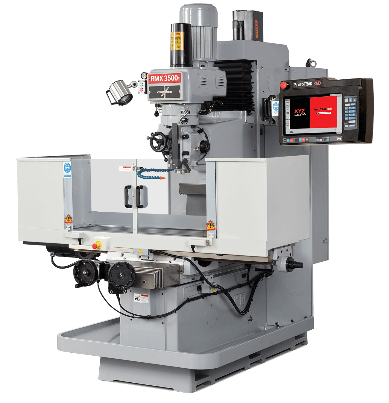 XYZ RMX 3500 Bedfreesmachine ProtoTRAK freesmachines
